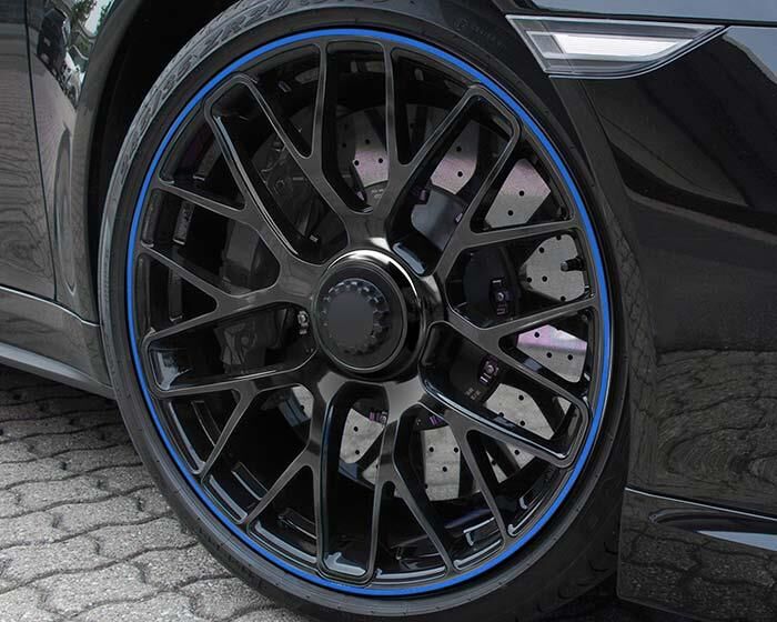 Foliatec Jant serit Seti ve Montaj Aparati 215x4cm-6mm GT Mavisi