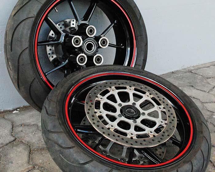 Foliatec Jant serit Seti ve Montaj Aparati 215x4cm-6mm Neon Yesil