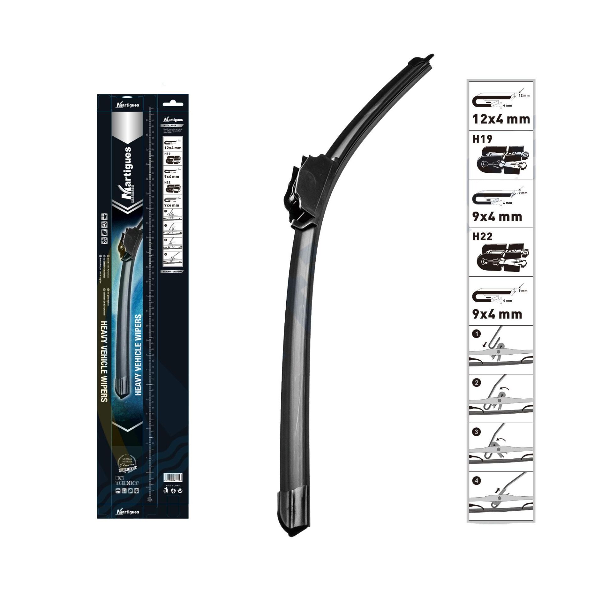 Martigues Silecek 600Mm (Muz Tip) Daf Cf65 / 75 / 85 F65 / 75 / 85 Man F2000 Mercedenz Benz