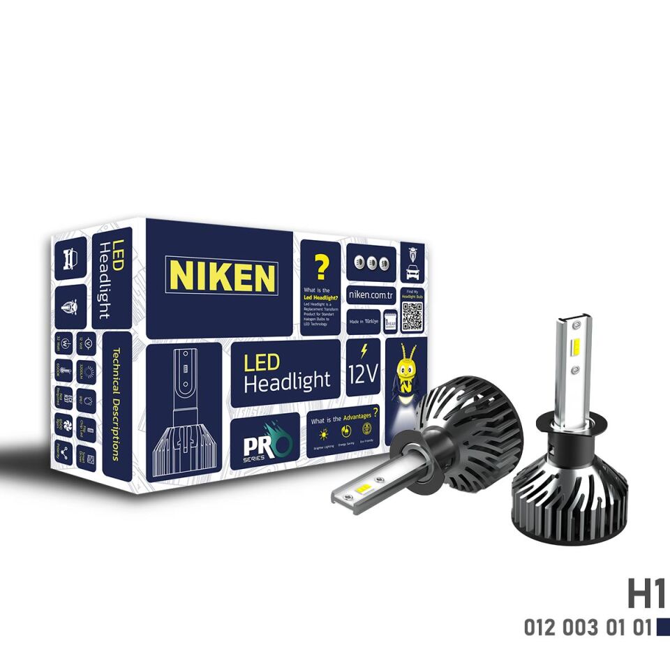 Niken Far Ampulü Led Xenon Pro Serisi H1