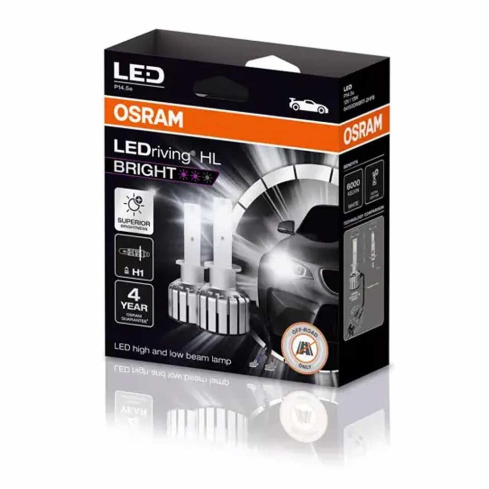 Osram Far Ampulü Led H1 12V 13W Bright Model 64150DWBRT-2HFB