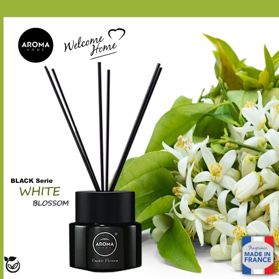 Aroma Home Black Series Likit Koku White Blossom  100ml.