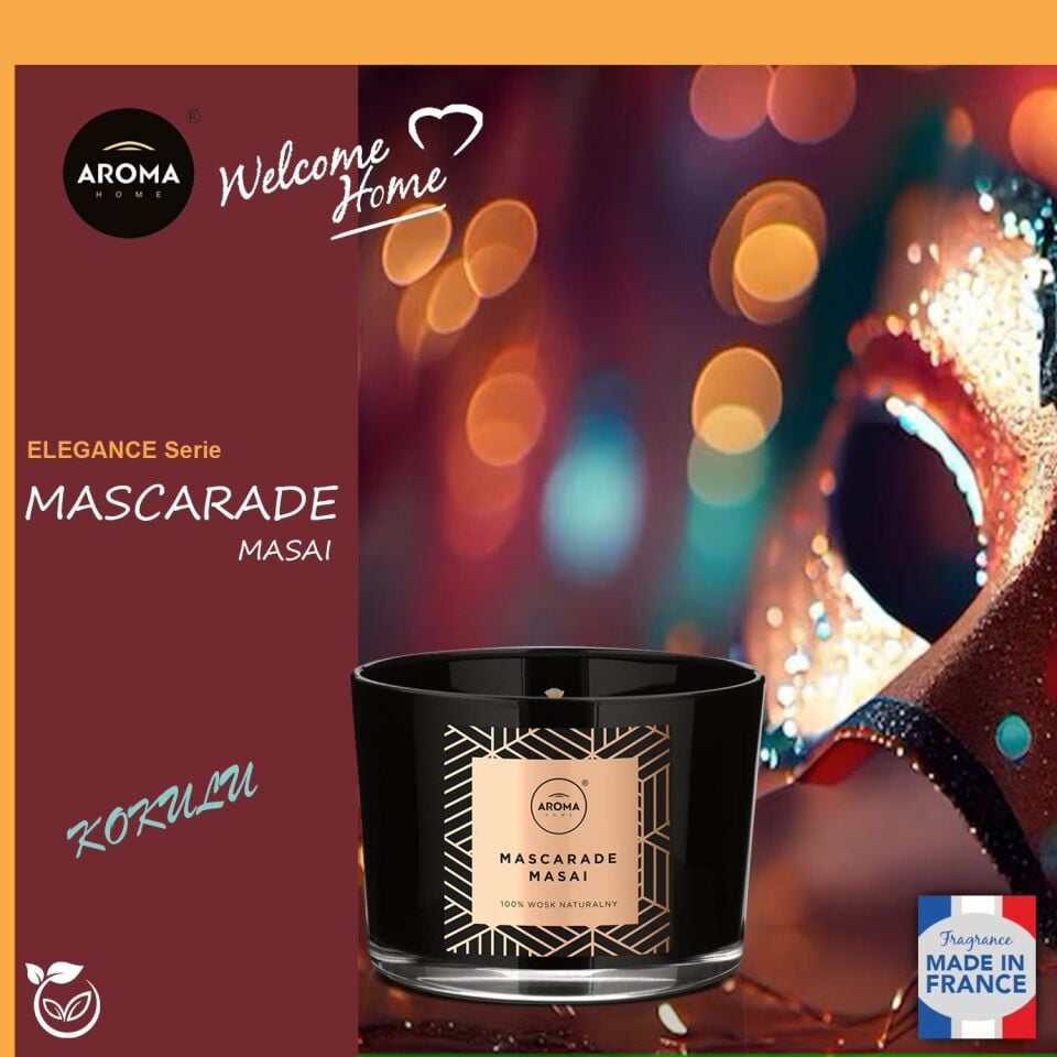 Aroma Home Elegance Kokulu Mum  Mascarade Masai  115gr.