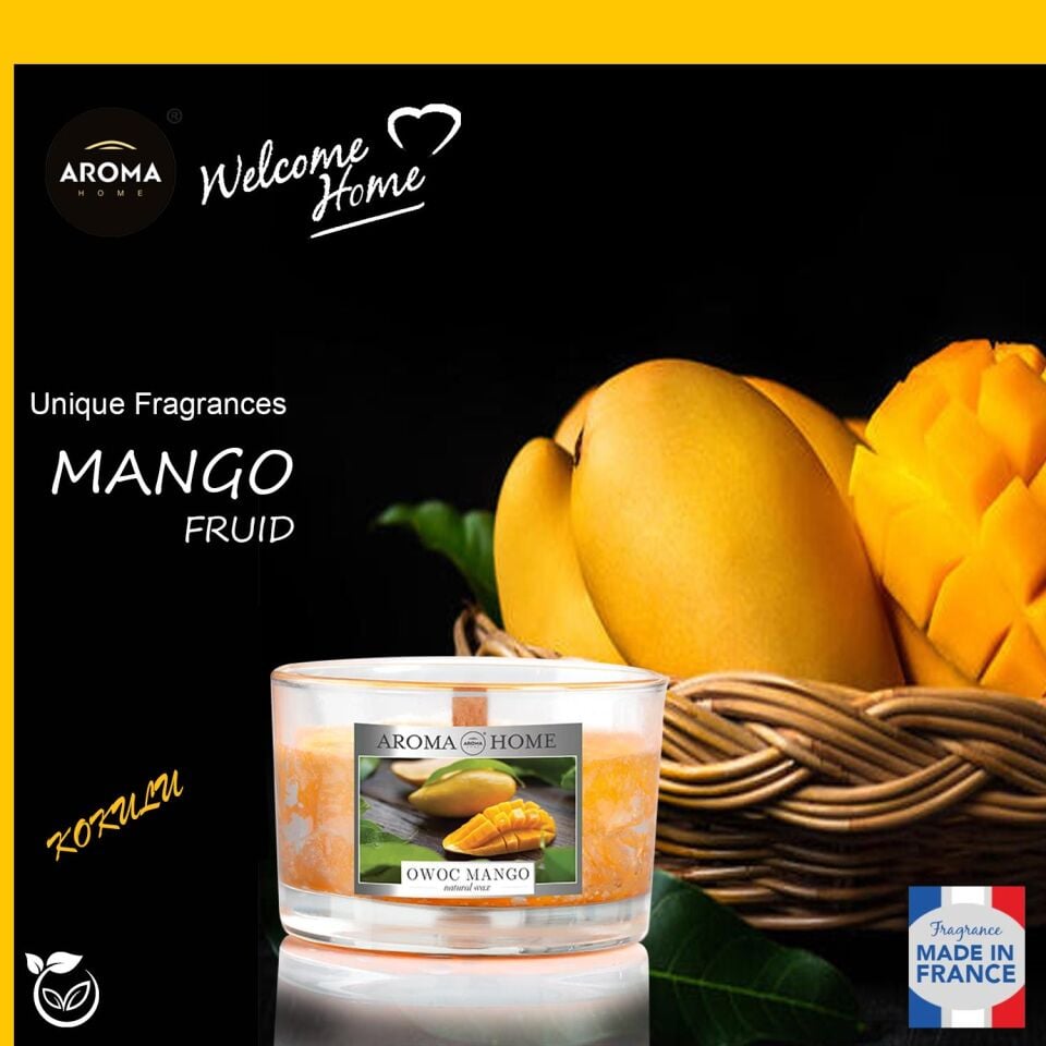 Aroma Unique Fragrances Kokulu Mum Mango Fruit  115gr.
