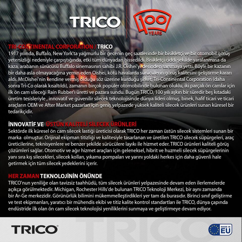 Trico EXACTFIT HYBRID Tek Silecek 480mm HF480L