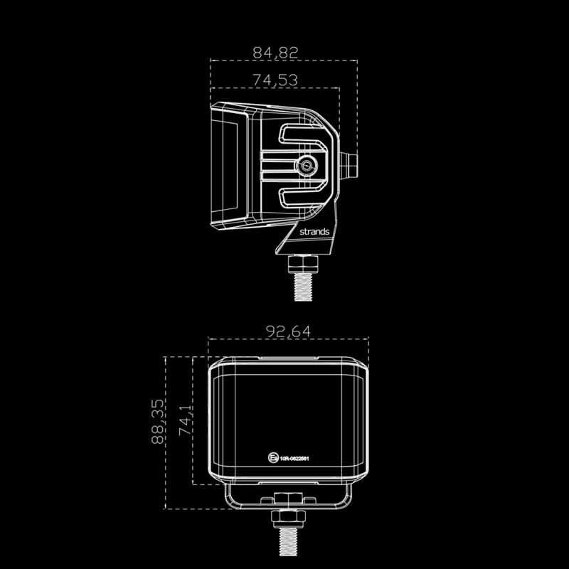 Strands Off-Road Led Lamba Siberia XP Red Fox 44W 809282