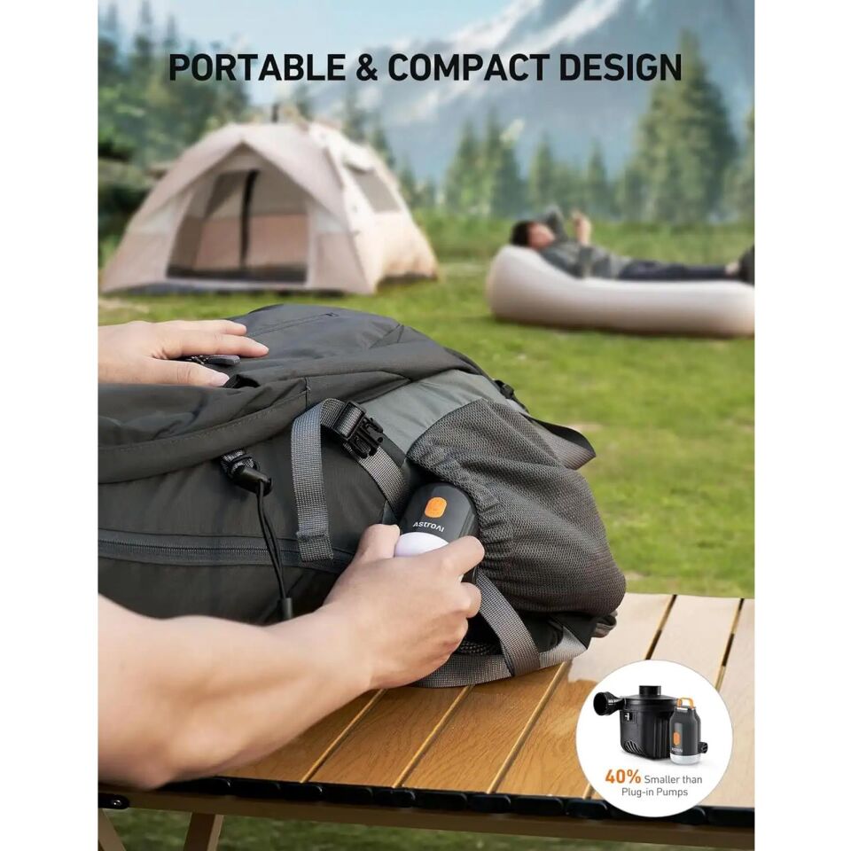 Astroai Mini Sarjli Hava Pompasi 3000mAH AIRUN BC3