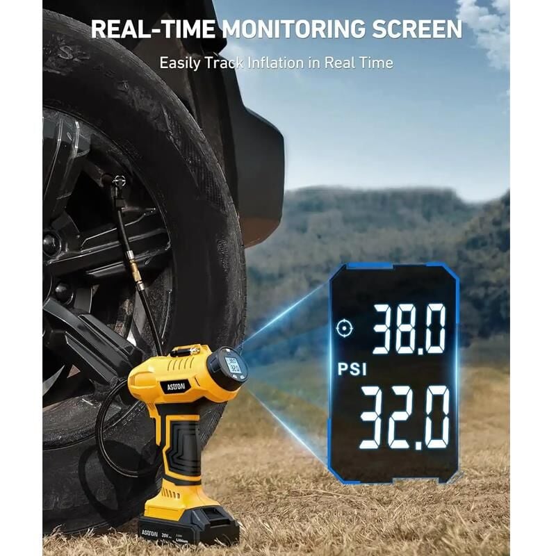 Astroai El Tipi Sarjli Lastik Sisirme Pompasi 160PSI JY16P160-18