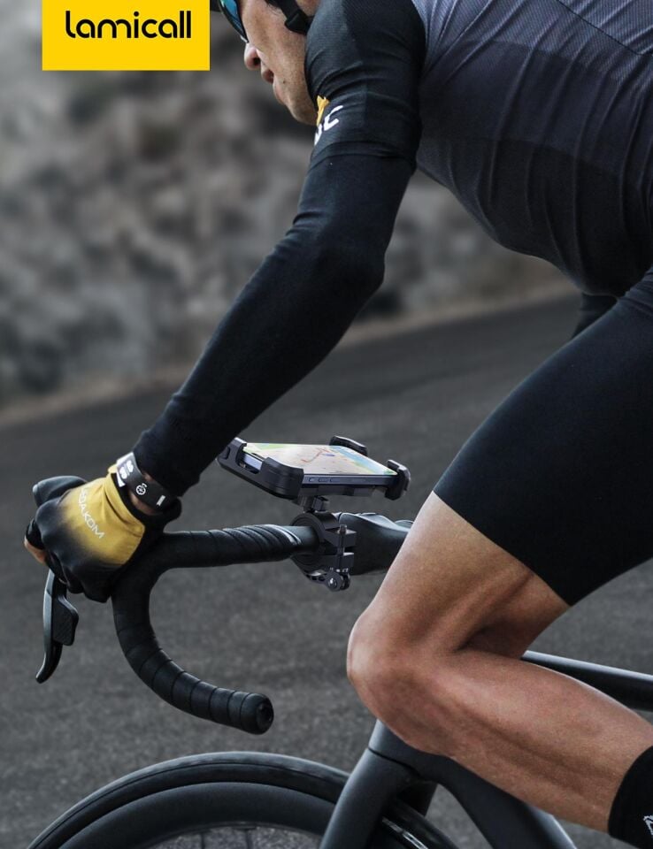 Lamicall Motosiklet ve Bisiklet Telefon Tutucu Ayarlanabilir BP03B