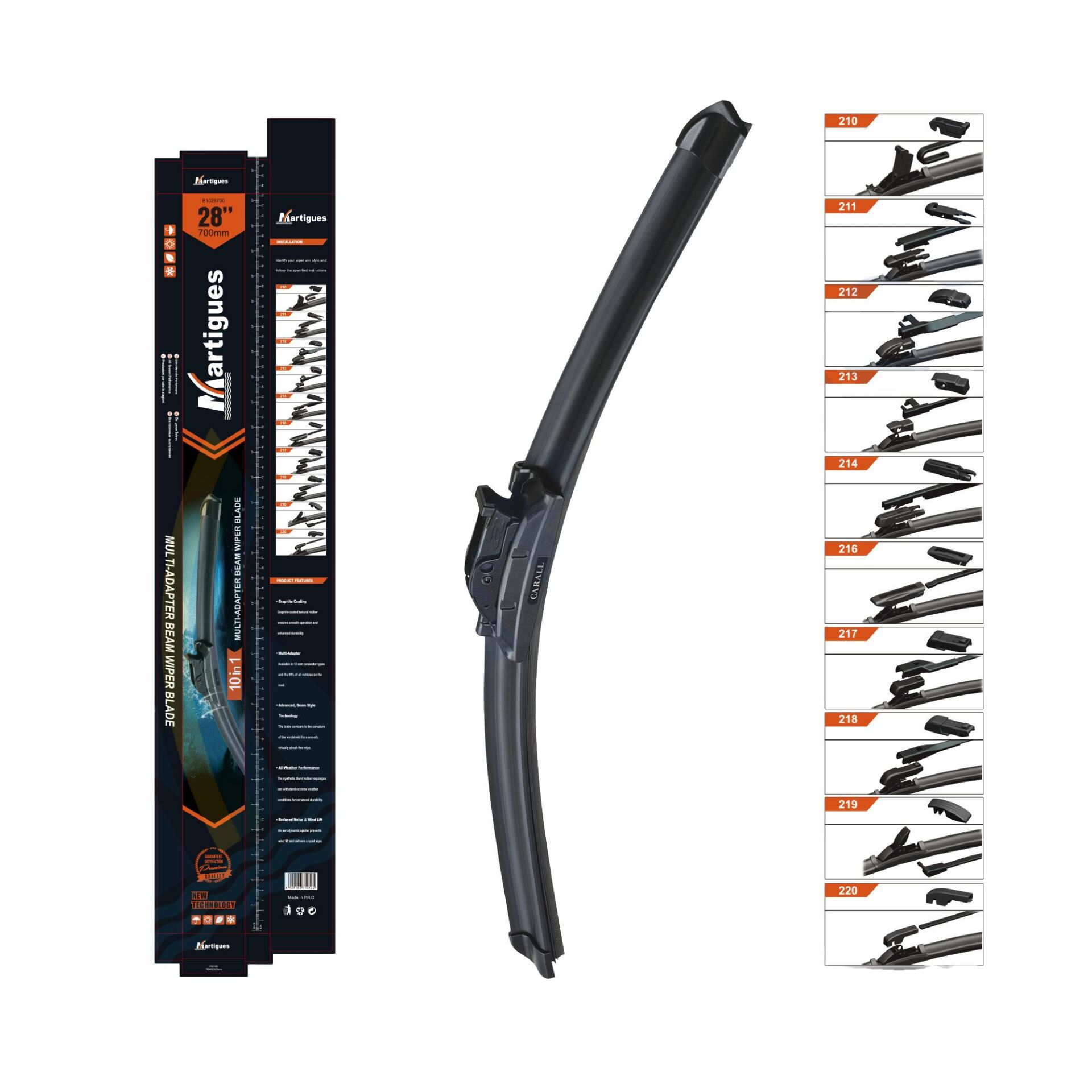 Martigues Silecek Muz 10 Aparatli 700Mm 28 Inc