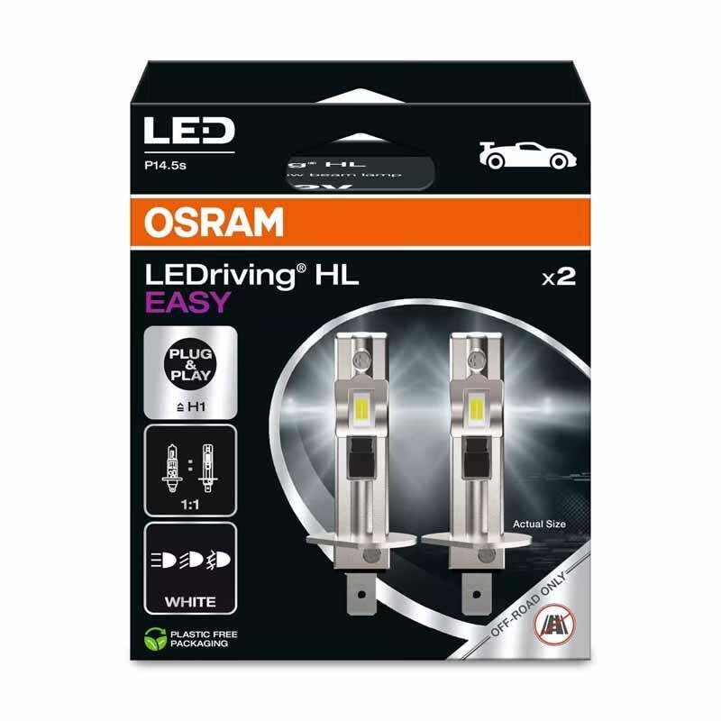 Osram Far Ampulü Arazi Hl Easy H1 9W 1100Lm 64150DWESY-2HB