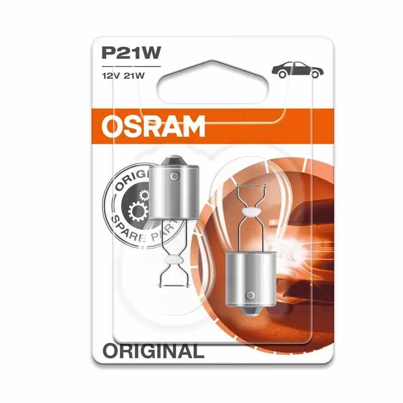 Osram Yardimci Sinyal Lamba Metal Tabanli P21W 12V 25W 7506-2BL