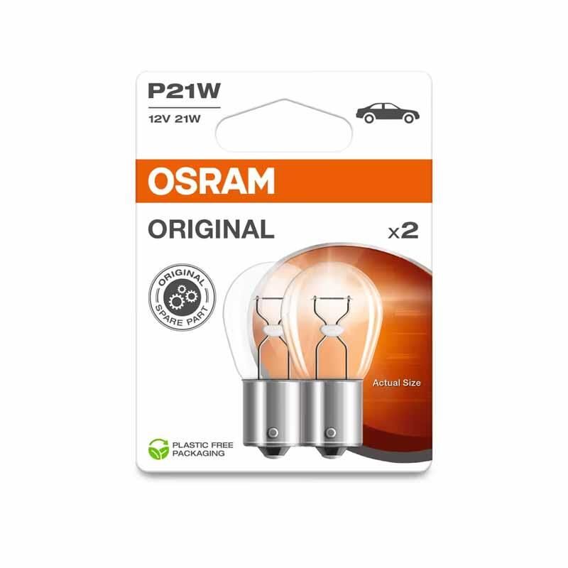Osram Yardimci Sinyal Lamba Metal Tabanli P21W 12V 25W 7506-2BL