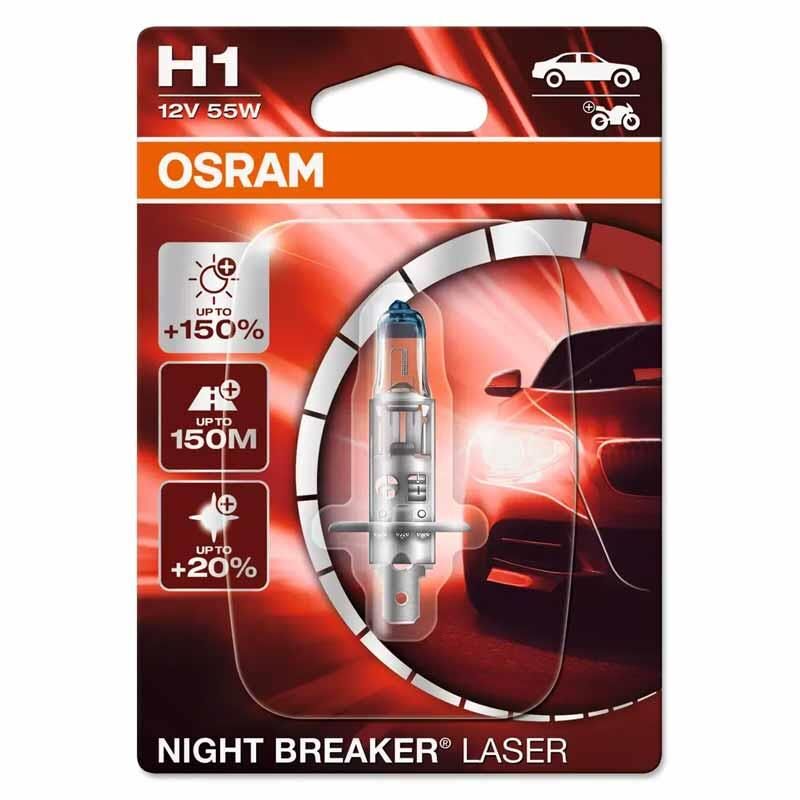 Osram Far Ampulü Night Breaker H1 12V 55W Blister 1 Adet 64150NL