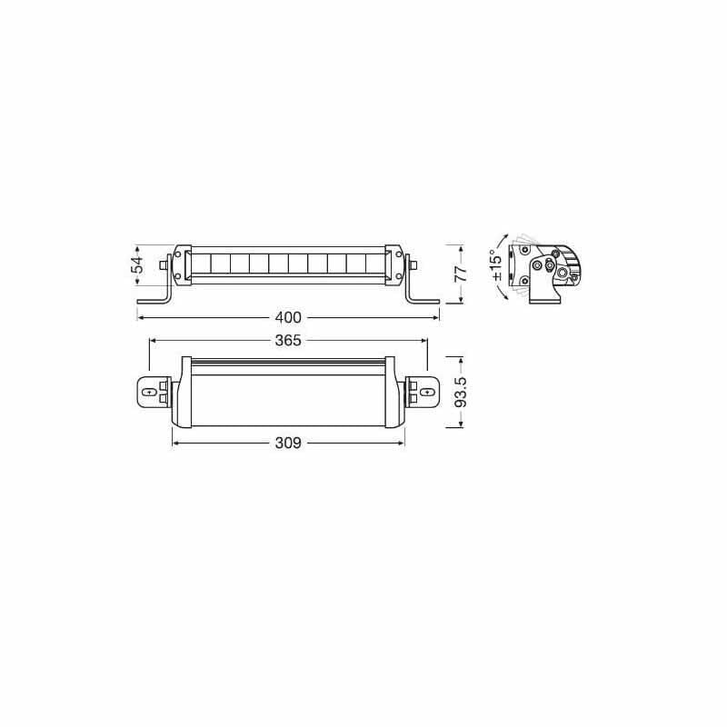 Osram Off-Road Led Tavan Lamba Lightbar FX250-CB LEDDL103