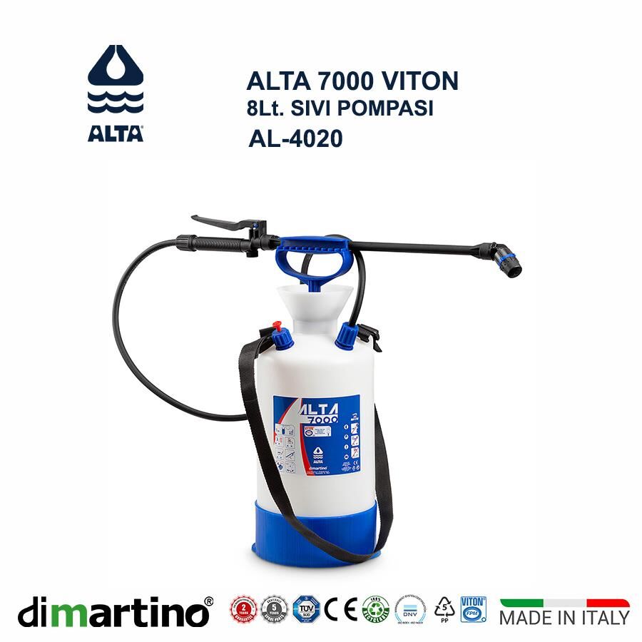 Dimartino  ALTA 7000 FPM VITON Sivi Pompasi 8 Lt.
