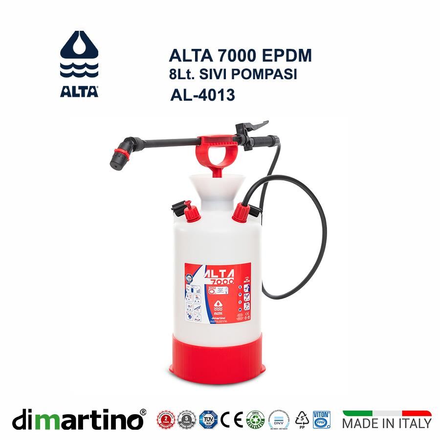 Dimartino  ALTA 7000 EPDM Sivi Pompasi 8 Lt.