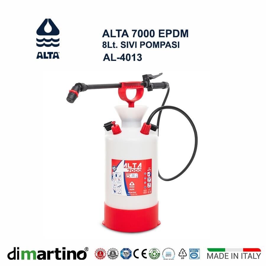 Dimartino  ALTA 7000 EPDM Sivi Pompasi 8 Lt.