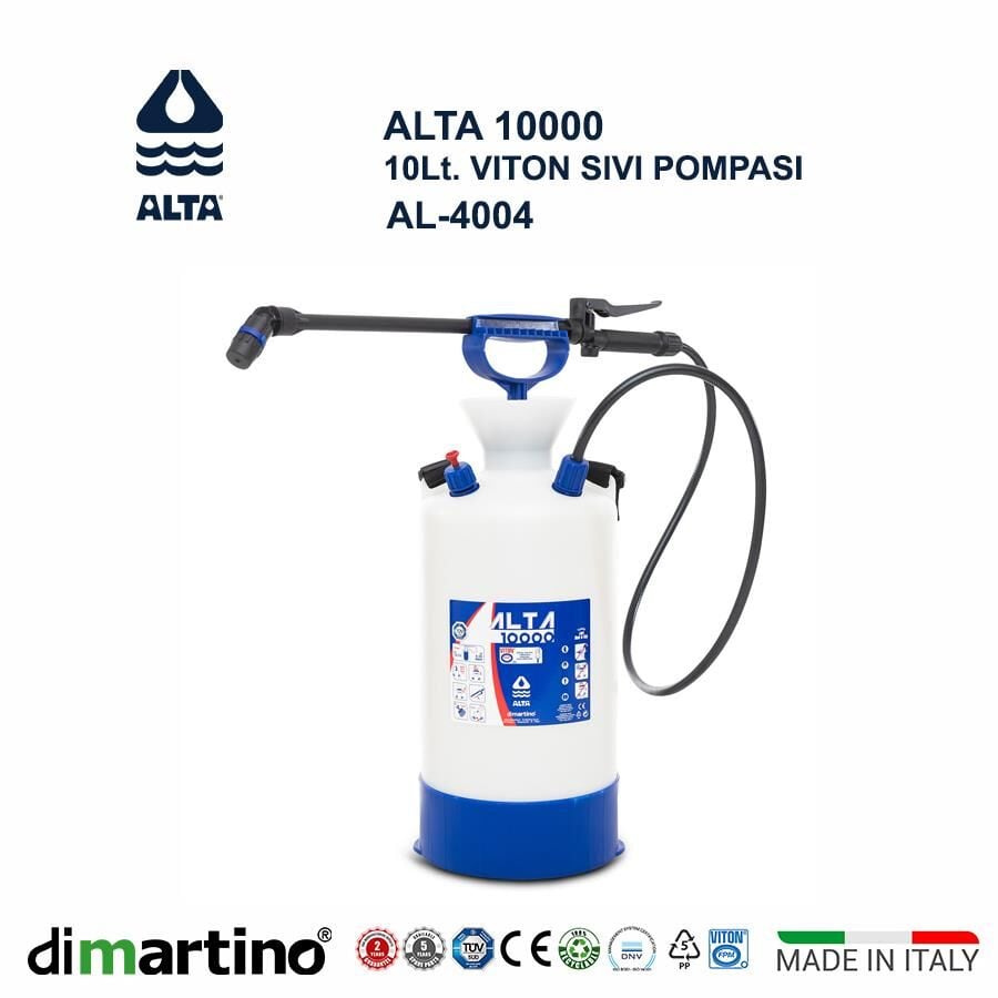 Dimartino  ALTA 10000 FPM VITON Sivi Pompasi 10Lt.