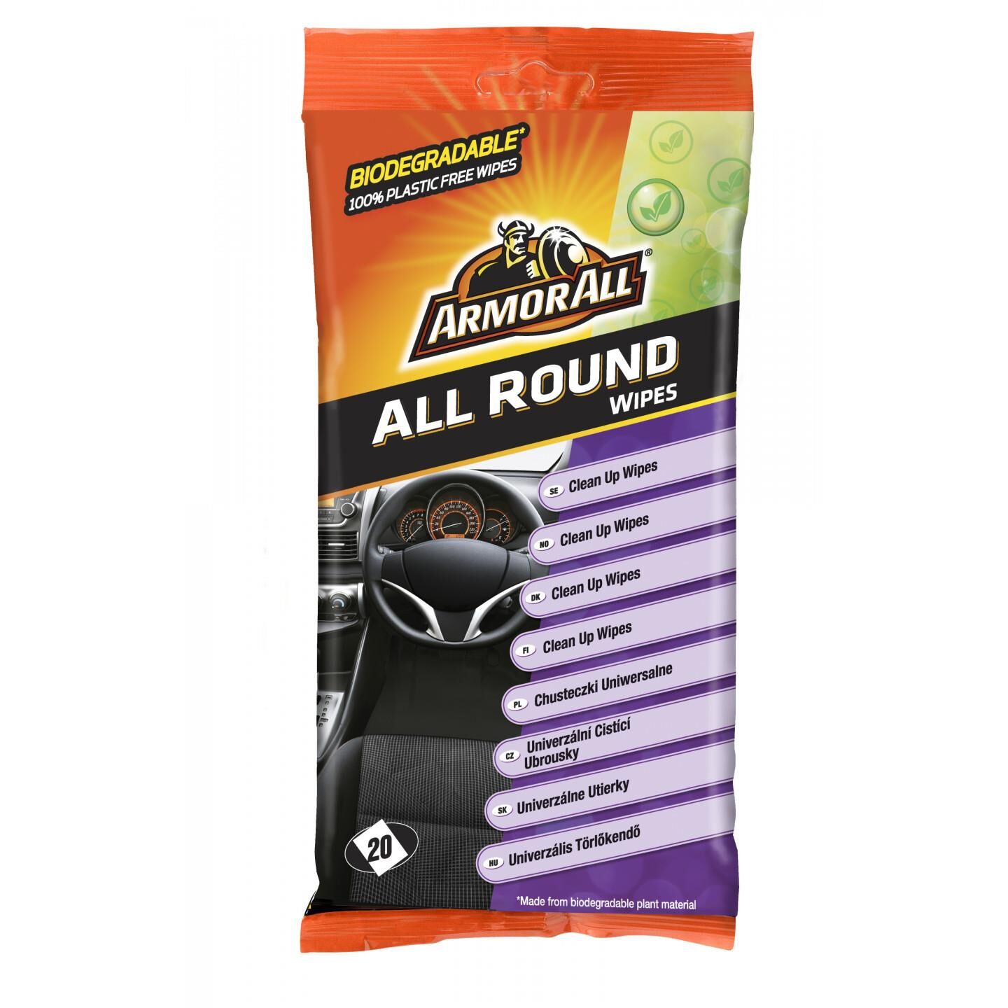 Armor All Çok Amaçli Temizleme Mendilleri 20Ad.