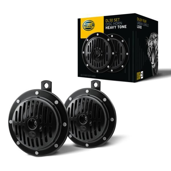 Hella Superton Korna 12V Siyah 310-380 Hz 3CB004811-042