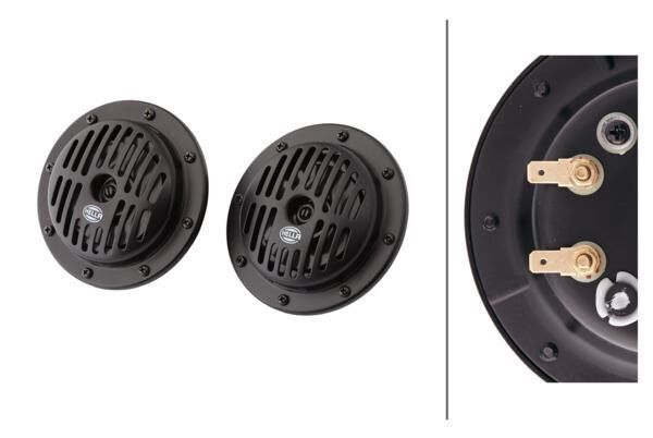 Hella Superton Korna 12V Siyah 310-380 Hz 3CB004811-042