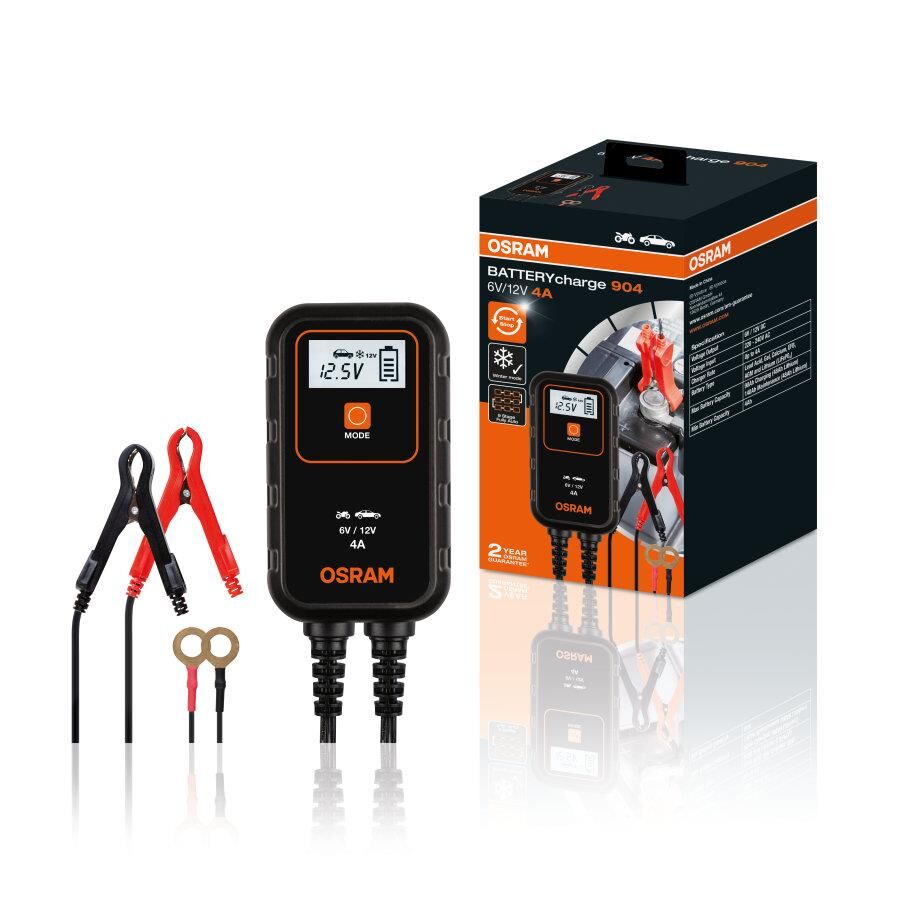 Osram Akü sarj Cihazi 6-12V 4 Amper OEBCS904