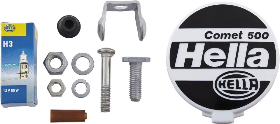 Hella Uzun Hüzme 12/24V H3 Halojen Sari Far Comet 500 162,5MM 1N4005750-641