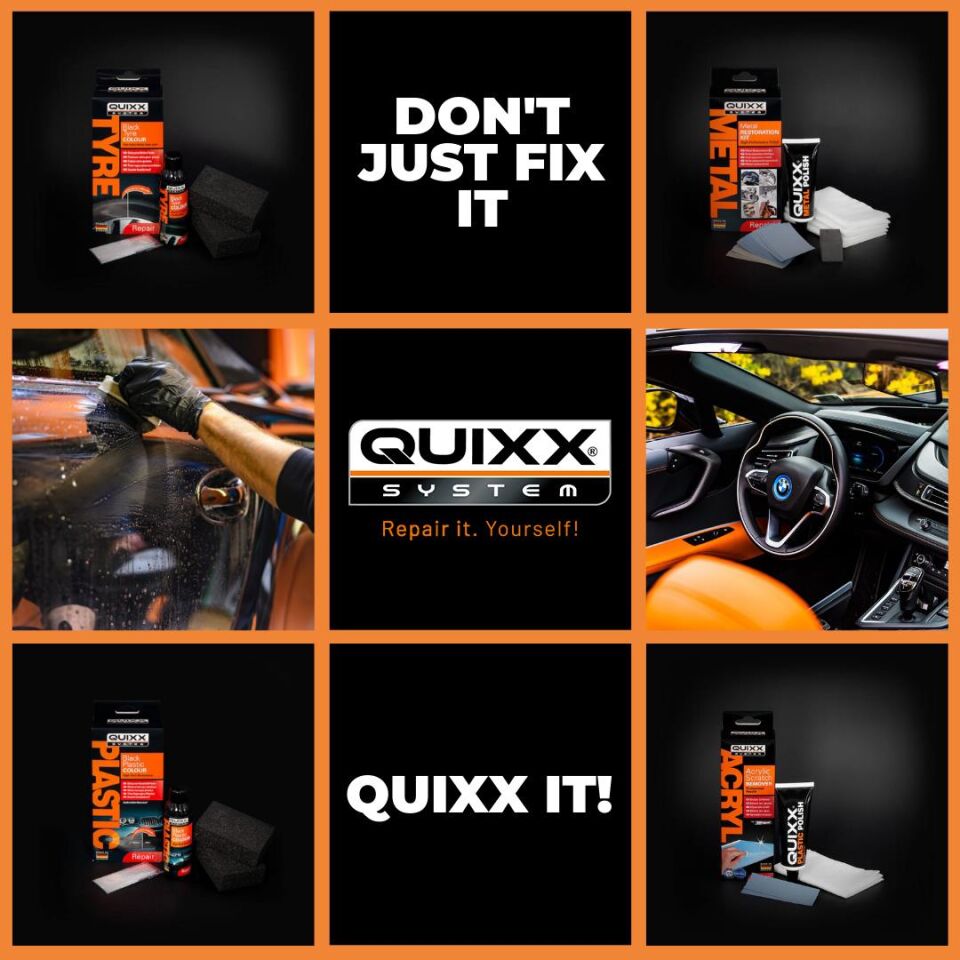 QUIXX Oto Boyasi Tas izi Onarim Seti Kirmizi Boya