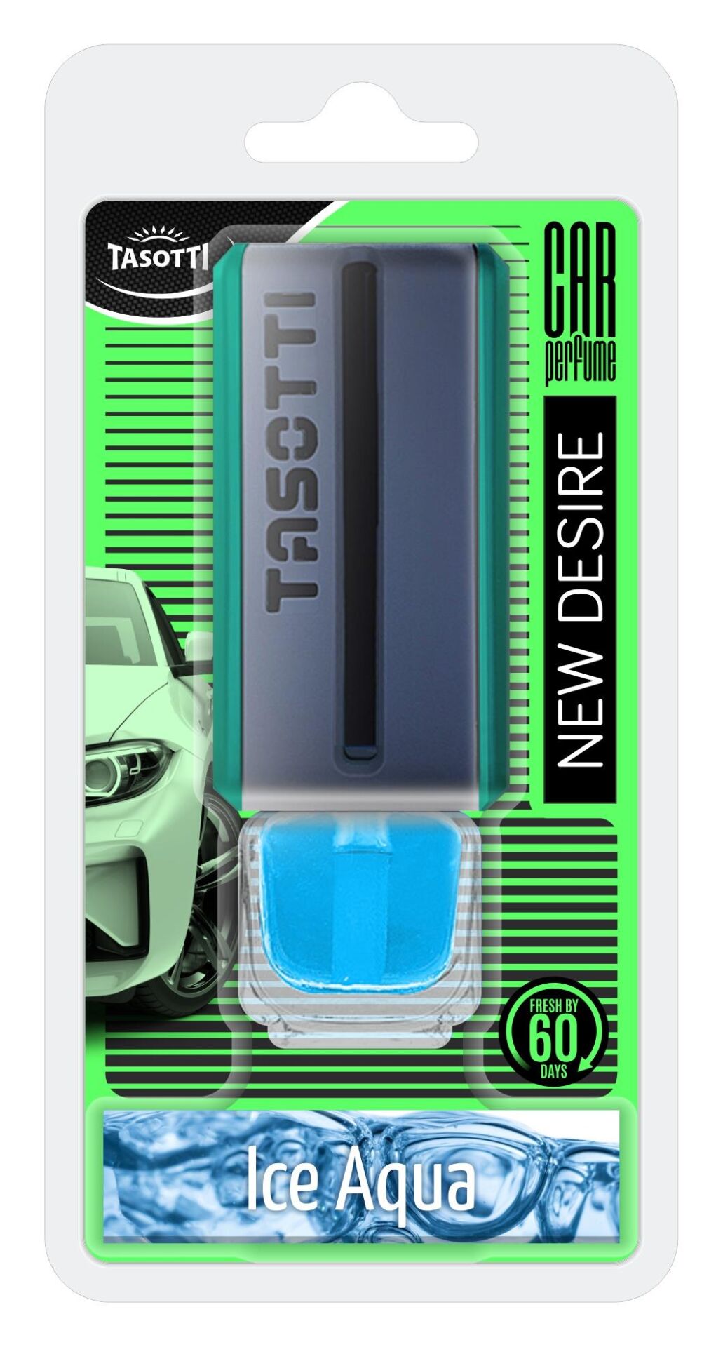 Tasotti New Desire (Ice Aqua) Deniz Esintisi  Esansli  Kalorifer Geçme Koku 8ml.