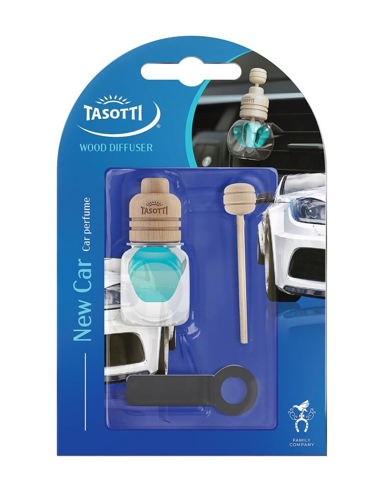 Tasotti Wood Diffuser (New Car) Sifir Oto  Esansli  Kalorifer Geçme Koku 7ml.