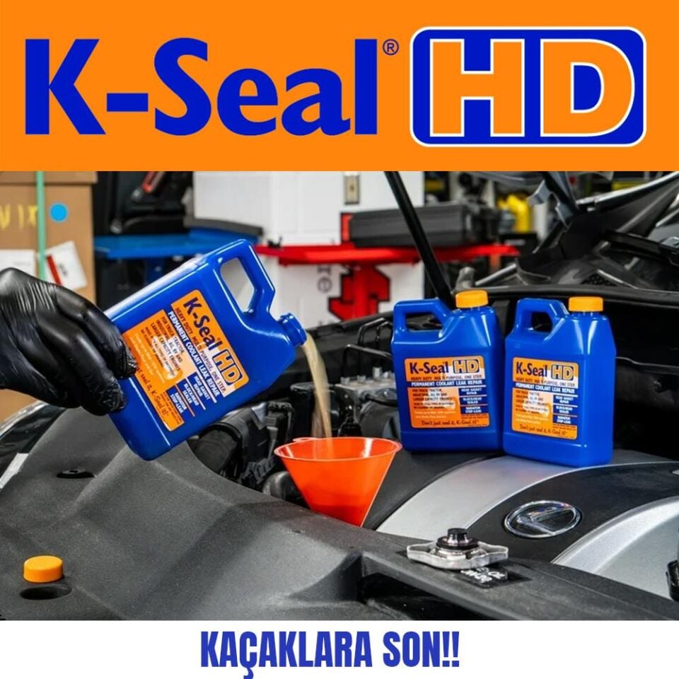 K-Seal HD Çok Amaçli Sivi Sogutma Sivisi Radyatör Kaçak Kalici Onarim 472ml