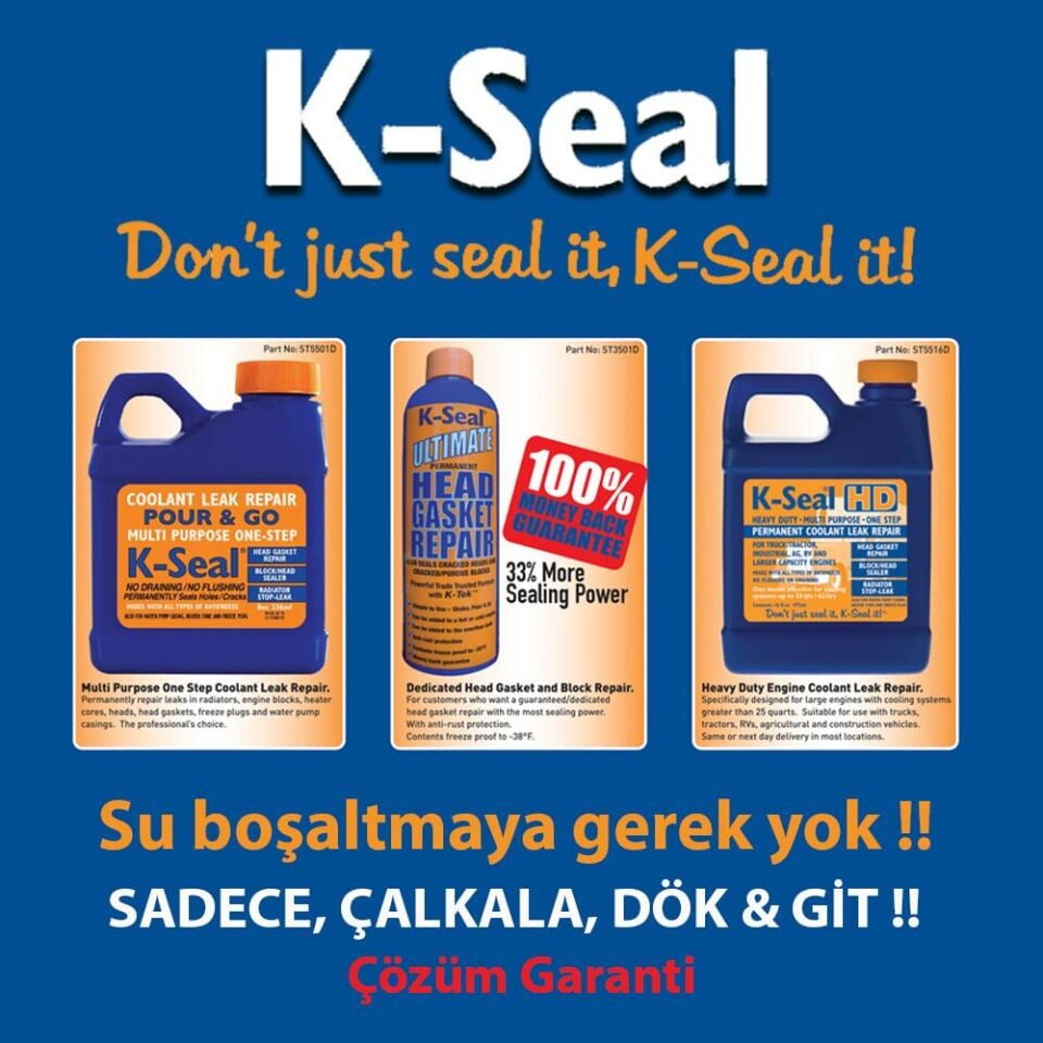 K-Seal Ultimate Çok Amaçli Sivi Sogutma Sivisi Radyatör Kaçak Kalici Onarim 472ml