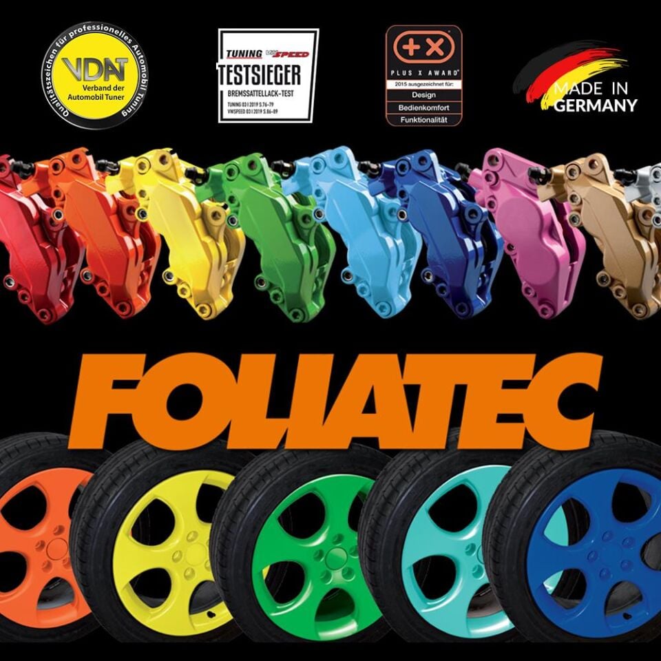 Foliatec Jant Metal Sprey Folyo Yüzey Kaplama Seti 2x400ml. Parlak Siyah