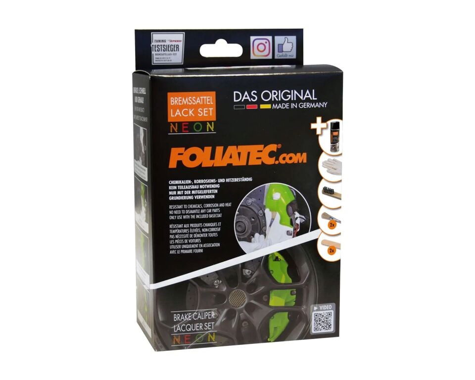 Foliatec Fren Kaliperi Boya Seti 4 Komponet Neon Sari