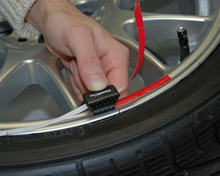 Foliatec Jant serit Seti ve Montaj Aparati 215x4cm-6mm Kirmizi