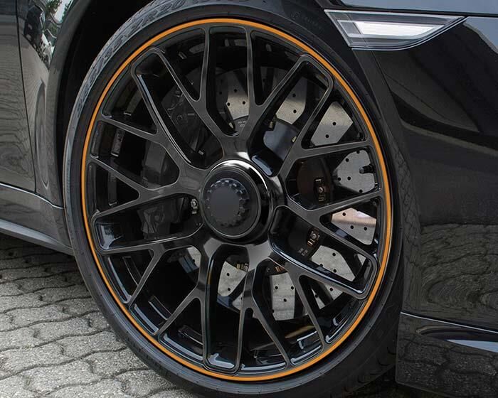 Foliatec Jant serit Seti ve Montaj Aparati 215x4cm-6mm Turuncu