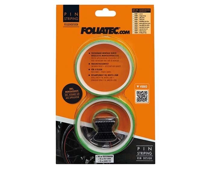 Foliatec Jant serit Seti ve Montaj Aparati 215x4cm-6mm Yesil