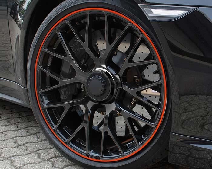 Foliatec Jant serit Seti ve Montaj Aparati 215x4cm-6mm Neon Kirmizi