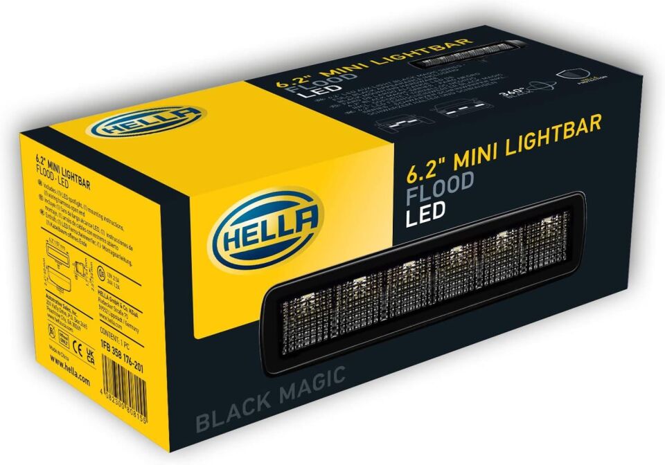 Hella Uzun Hüzme 12/24V Halojen Hareketli Montaj 1FB358176-201