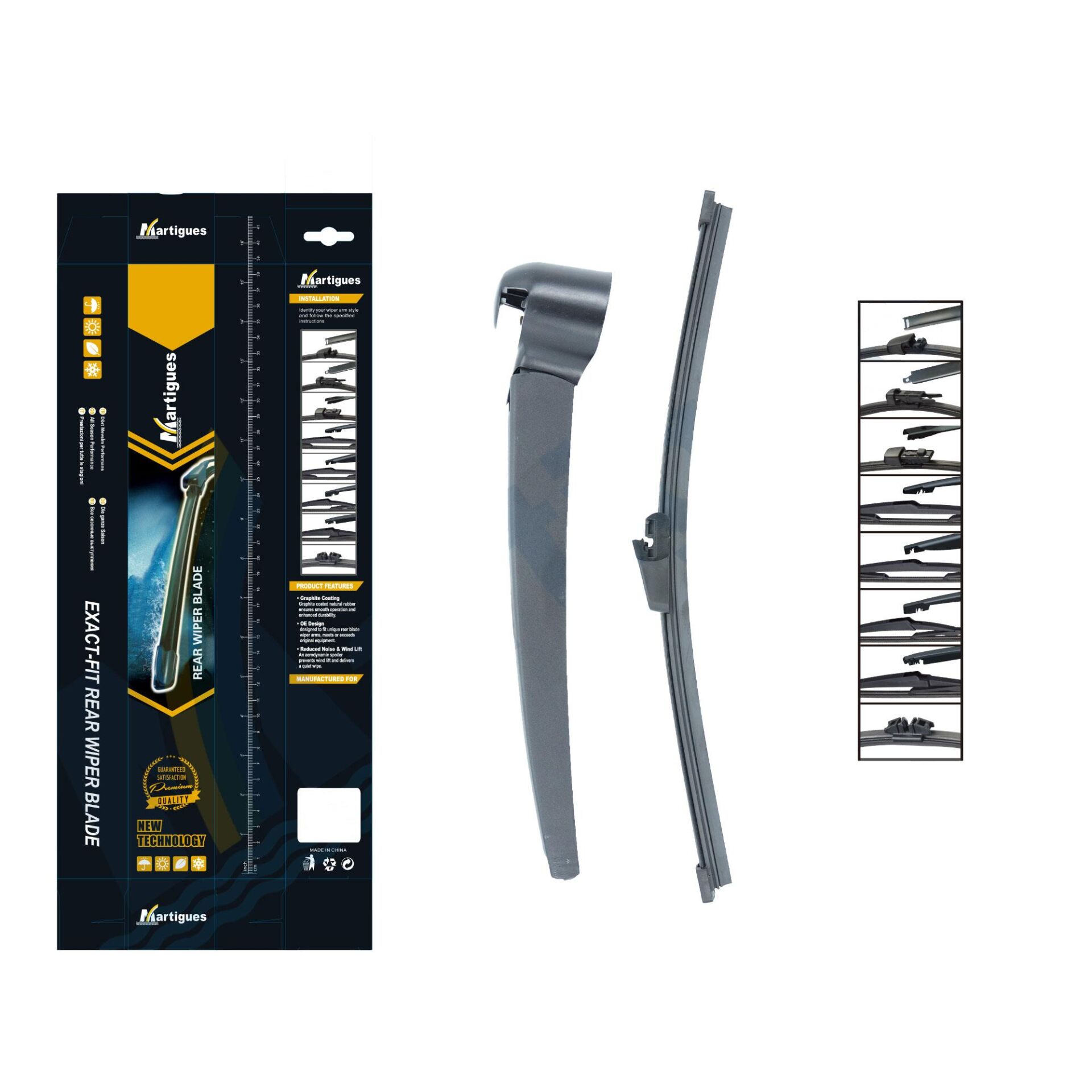 Martigues Silecek Arka Takim Fabia 08>11 265 Mm 320 Mm