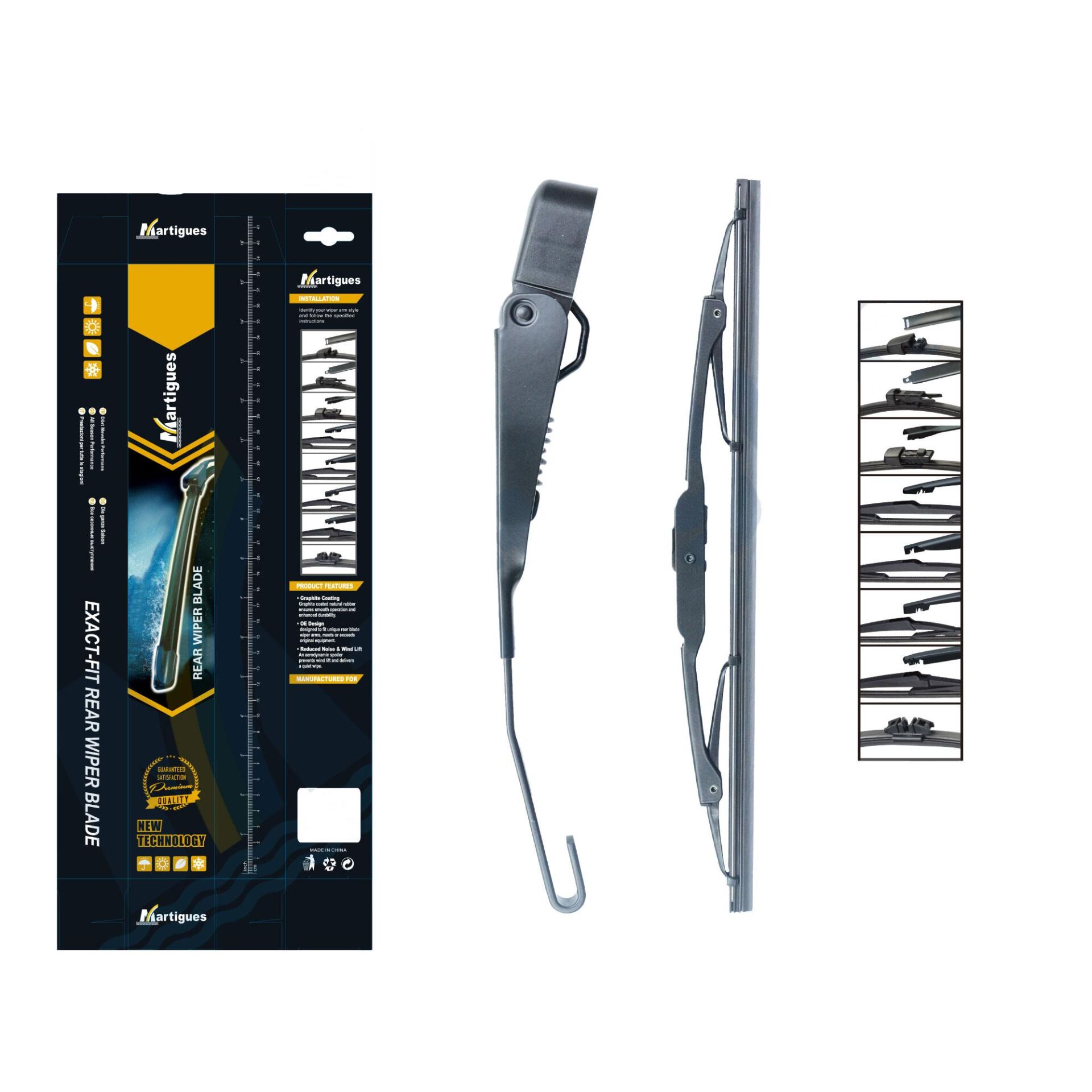 Martigues Silecek Arka Takim Crv 12 240 Mm 300 Mm