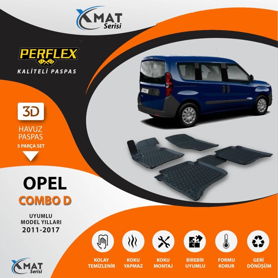 Perflex Paspas 3D Havuzlu X-Mat Combo D 2011-2017