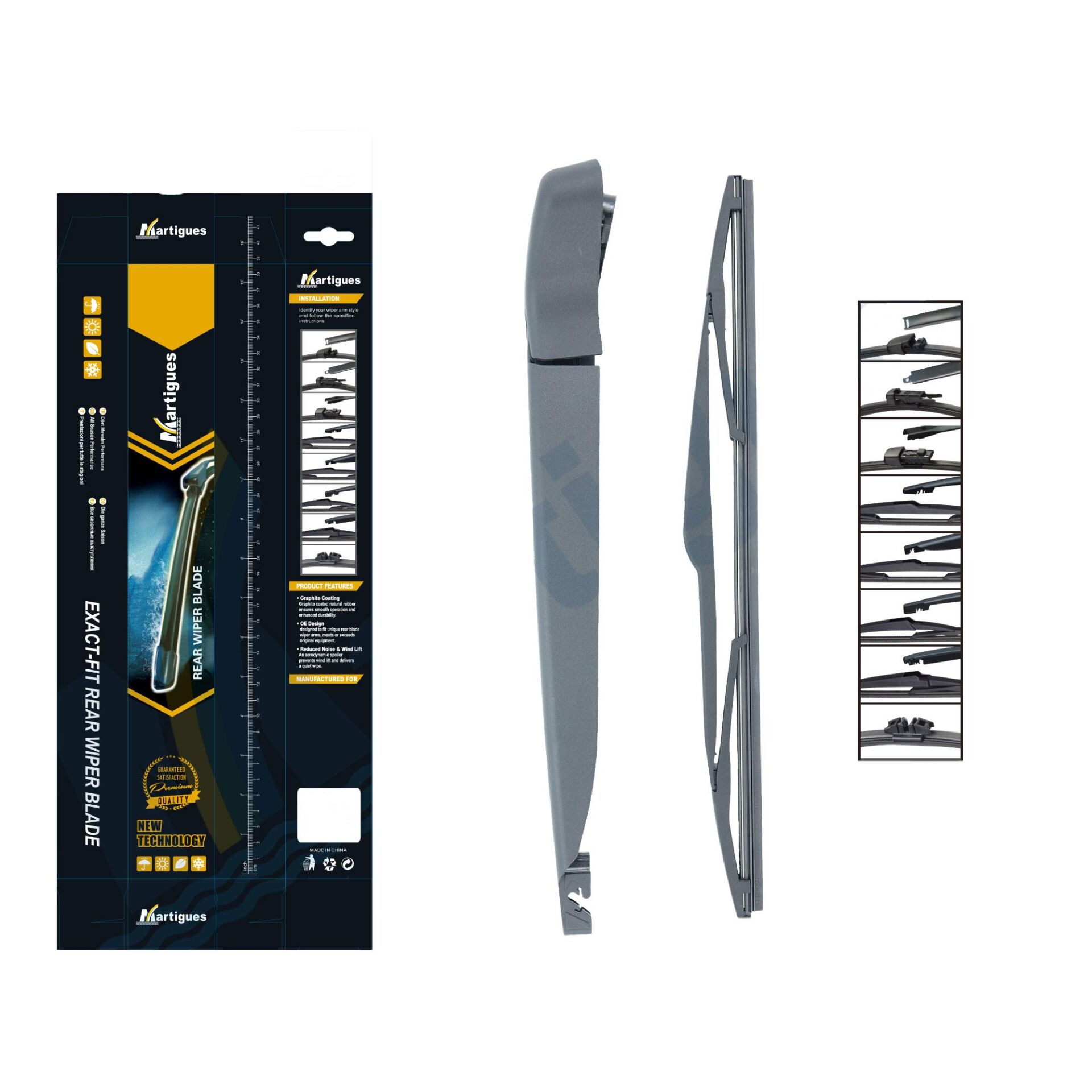 Martigues Silecek Arka Takim  (Silecek Kolu Ile Beraber ) Focus 06-11 340 Mm 355 Mm