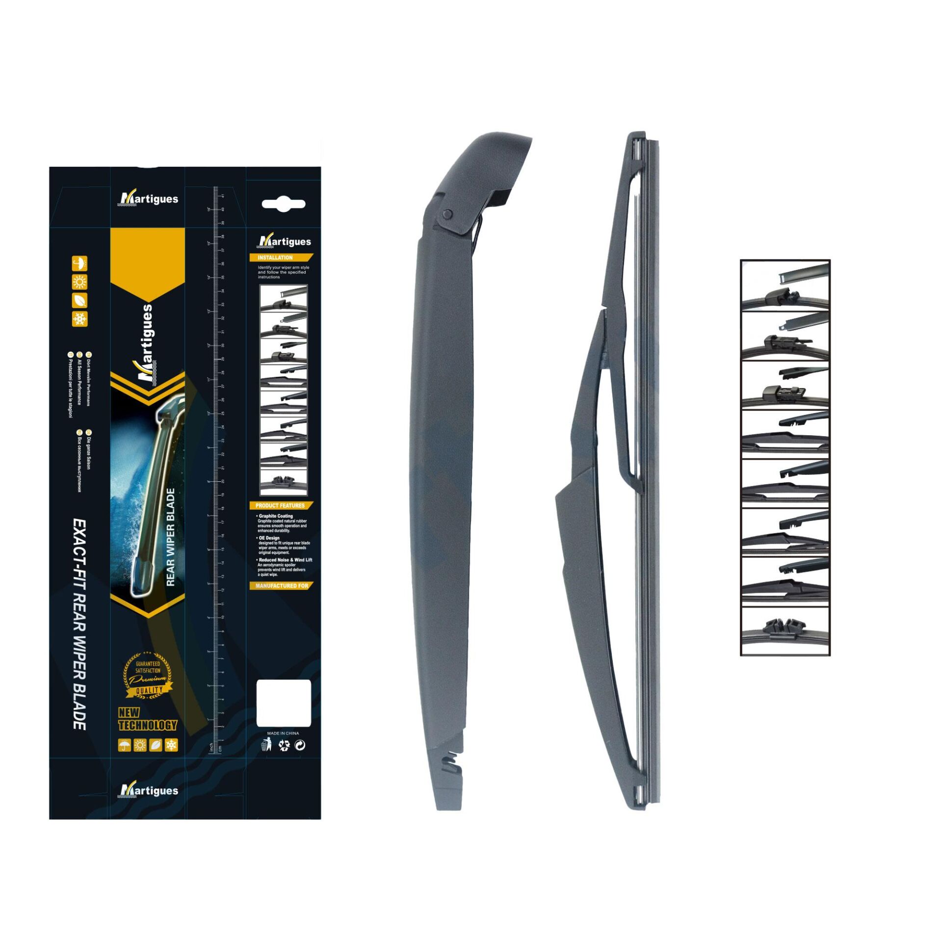 Martigues Silecek Arka Takim Bravo 07 310 Mm 300 Mm