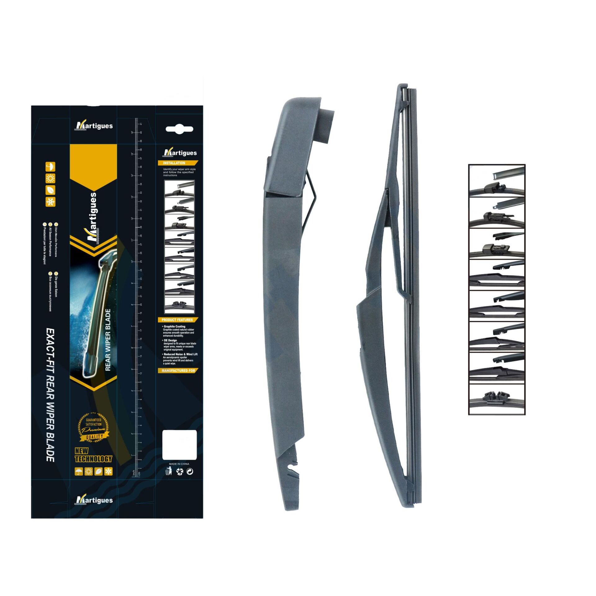 Martigues Silecek Arka Takim Lodgy 12 270 Mm 300 Mm