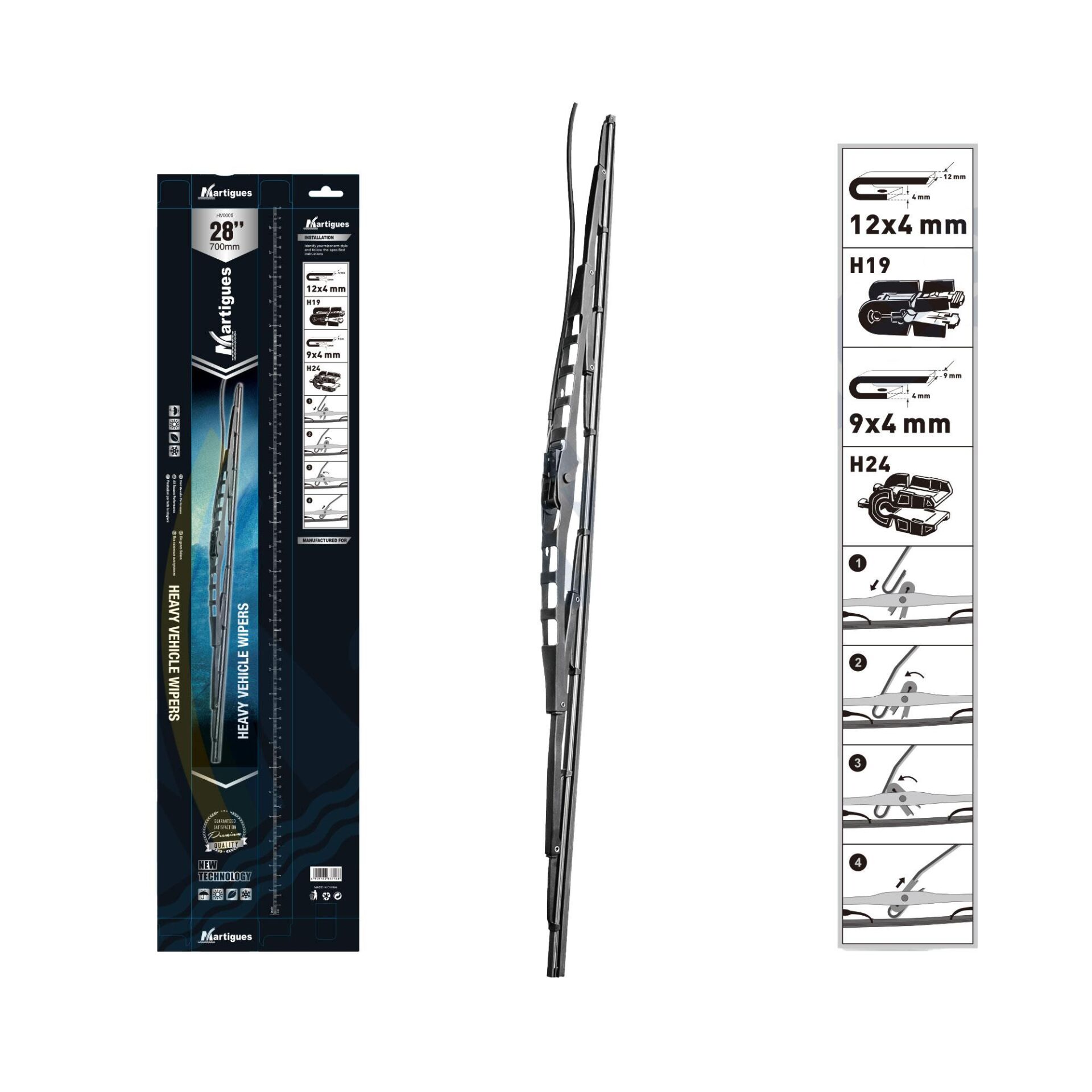 Martigues Silecek 700Mm Fiskiyeli Renault Kamyon Kerax (05 / 96 12 / 05), Premium (01 / 97 12 / 05)