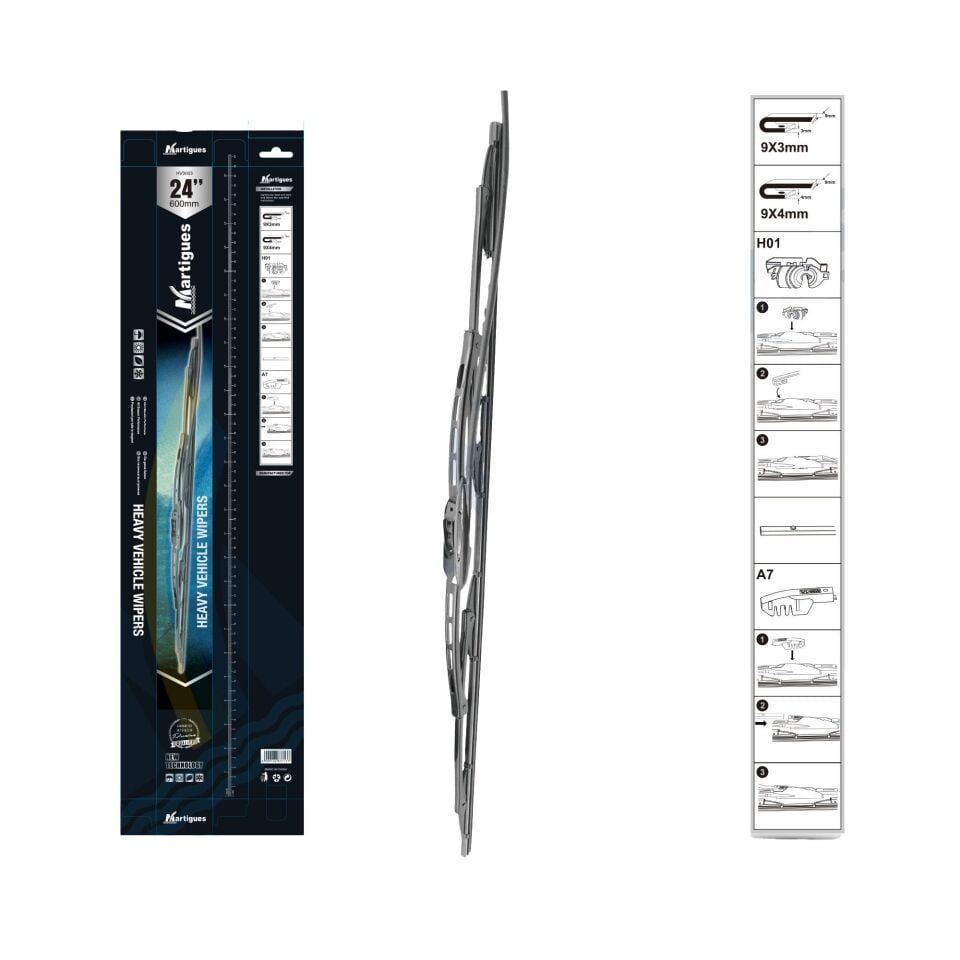 Martigues Silecek 600Mm Fiskiyeli Iveco Daily City Nissan Interstar Movano Espace Ii Master