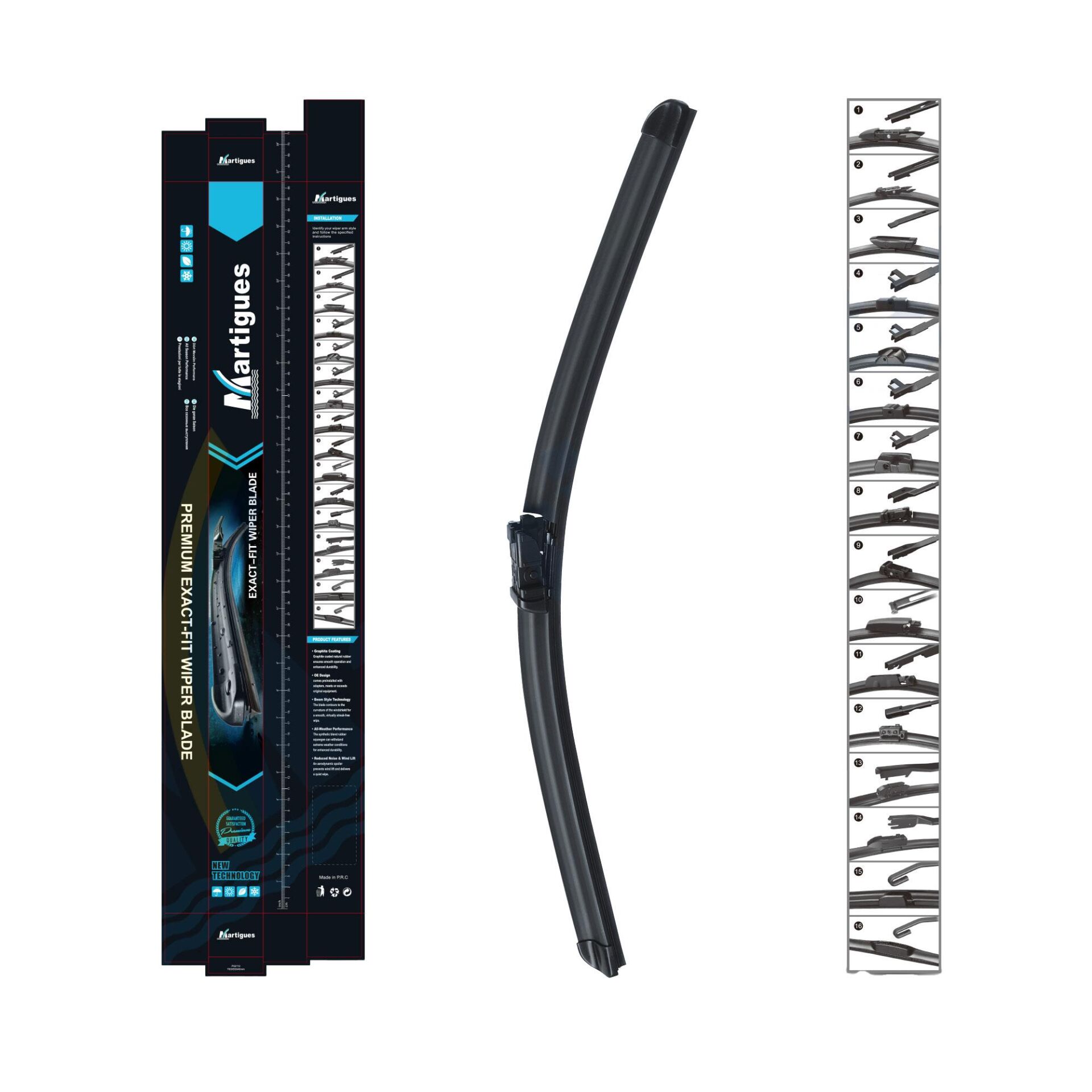 Martigues Silecek Muz Citroen C4 2008-2012 31''+30'' 800Mm+750Mm