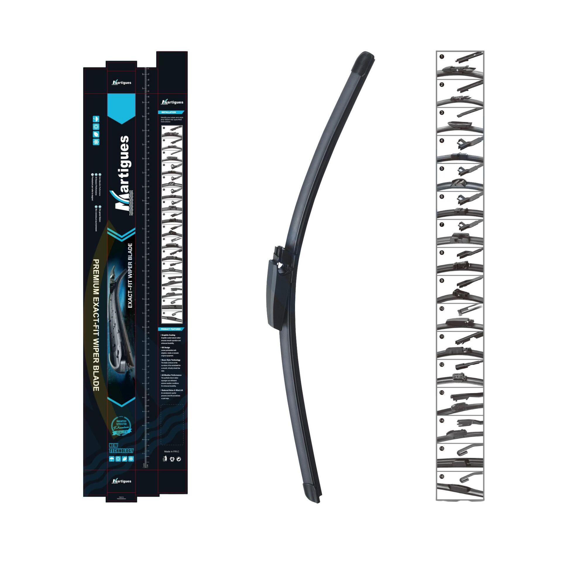 Martigues Silecek Muz Audi A4 2003-2007 A6 2001-2004 Mercedes-Benz C Class Clc 550+550Mm